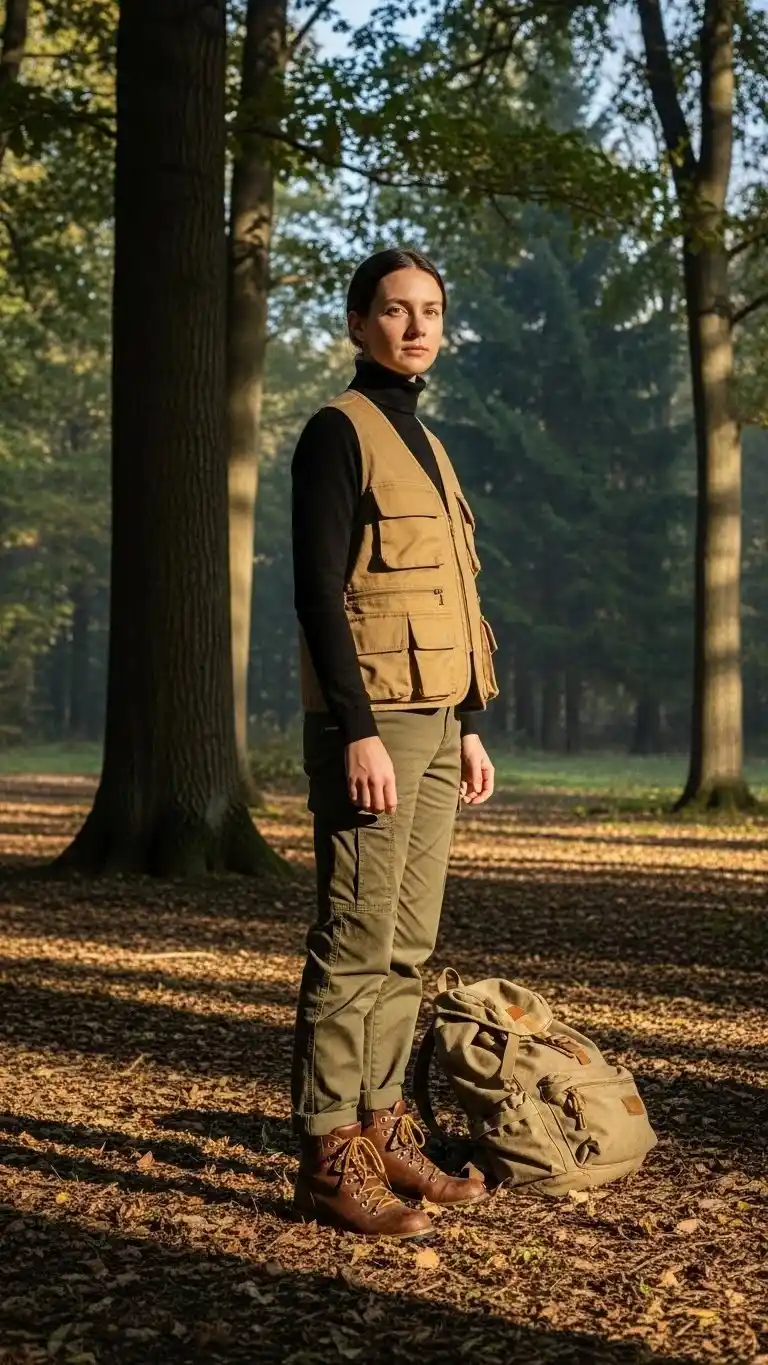 21 Casual Winter Outfit Ideas 2026: Stay Warm and Look Amazing This Season 17 Turtleneck with Utility Vest