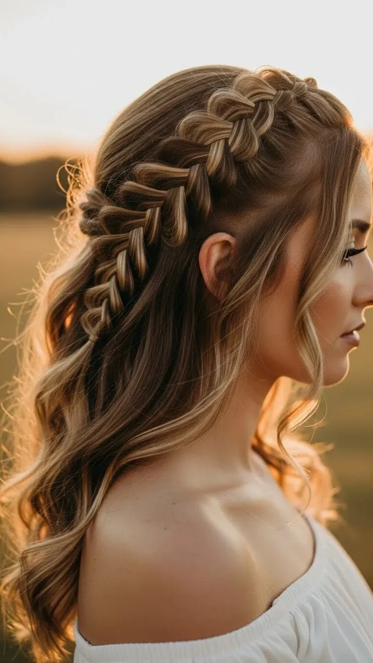 18 Easy Braided Hairstyles Ideas People Keep Copying Quietly 2026 7 Waterfall Braid