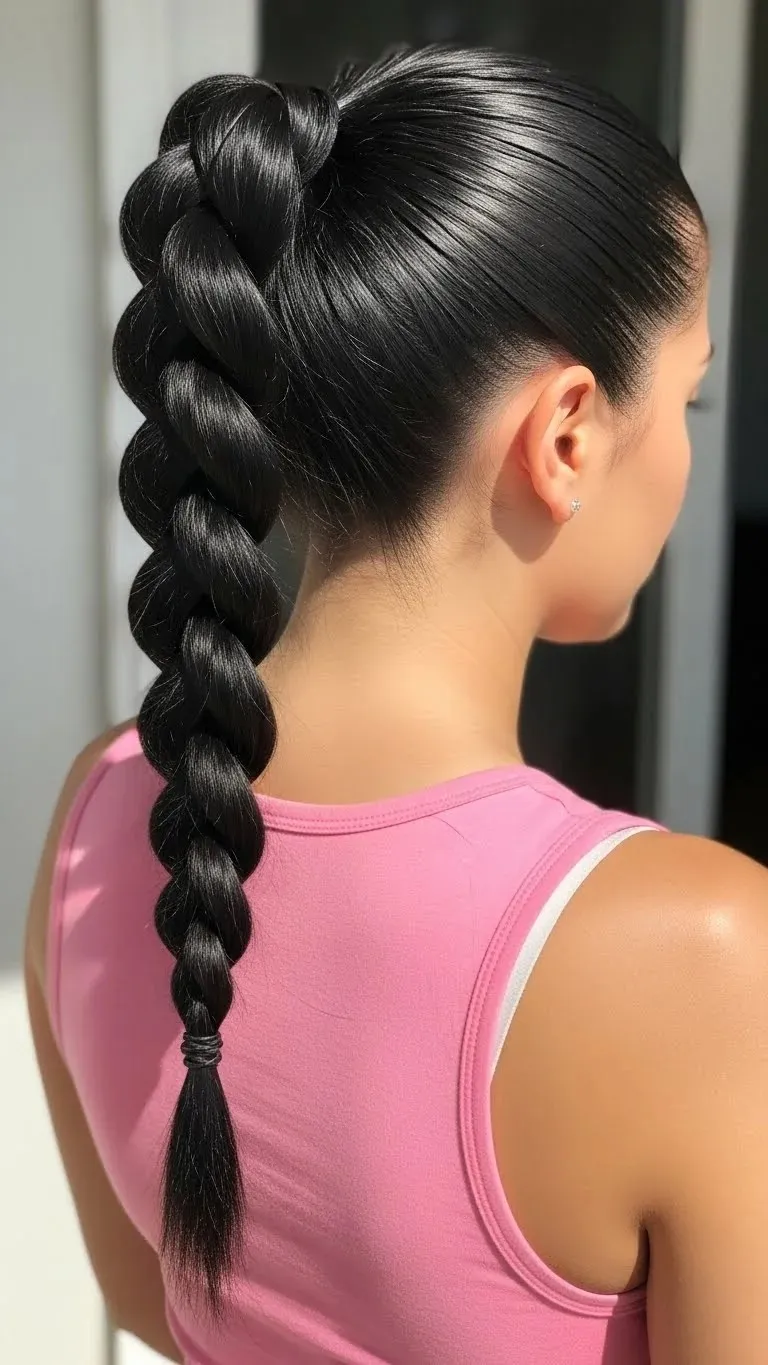 18 Easy Braided Hairstyles Ideas People Keep Copying Quietly 2026 6 Rope Braid (Twist Braid)
