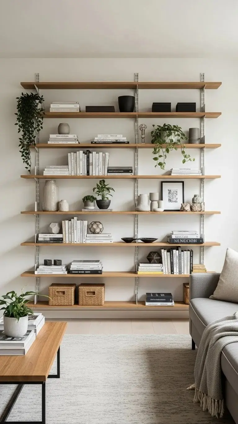 21 Built-In Living Room Shelf Ideas 2026: Transform Your Space Like a Pro 18 Wrap-Around Wall Shelving Systems