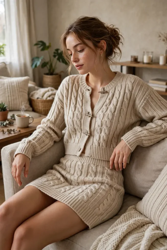 23 Cute Mini Skirt Outfits Ideas (Yes, At Any Age) 16 miniskirt 15 matching knit set mini
