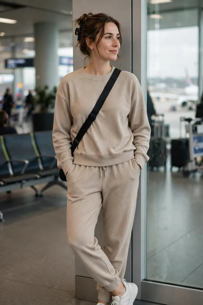 20 Simple Mom Outfit Ideas (For Moms Who Get Dressed in 5 Minutes) 16 mom 15 travel day