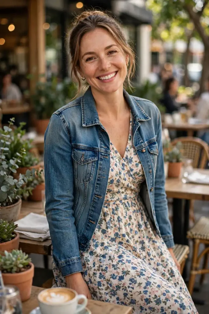 20 Simple Mom Outfit Ideas (For Moms Who Get Dressed in 5 Minutes) 19 mom 18 brunch kids welcome