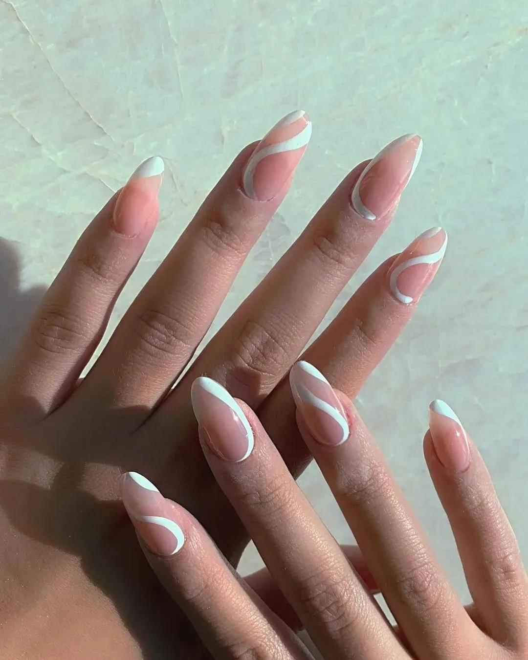 19 Best Gel Nails Ideas 2026 – Trendy, Classy & Modern Designs 10 Abstract Line Art Gel Nails