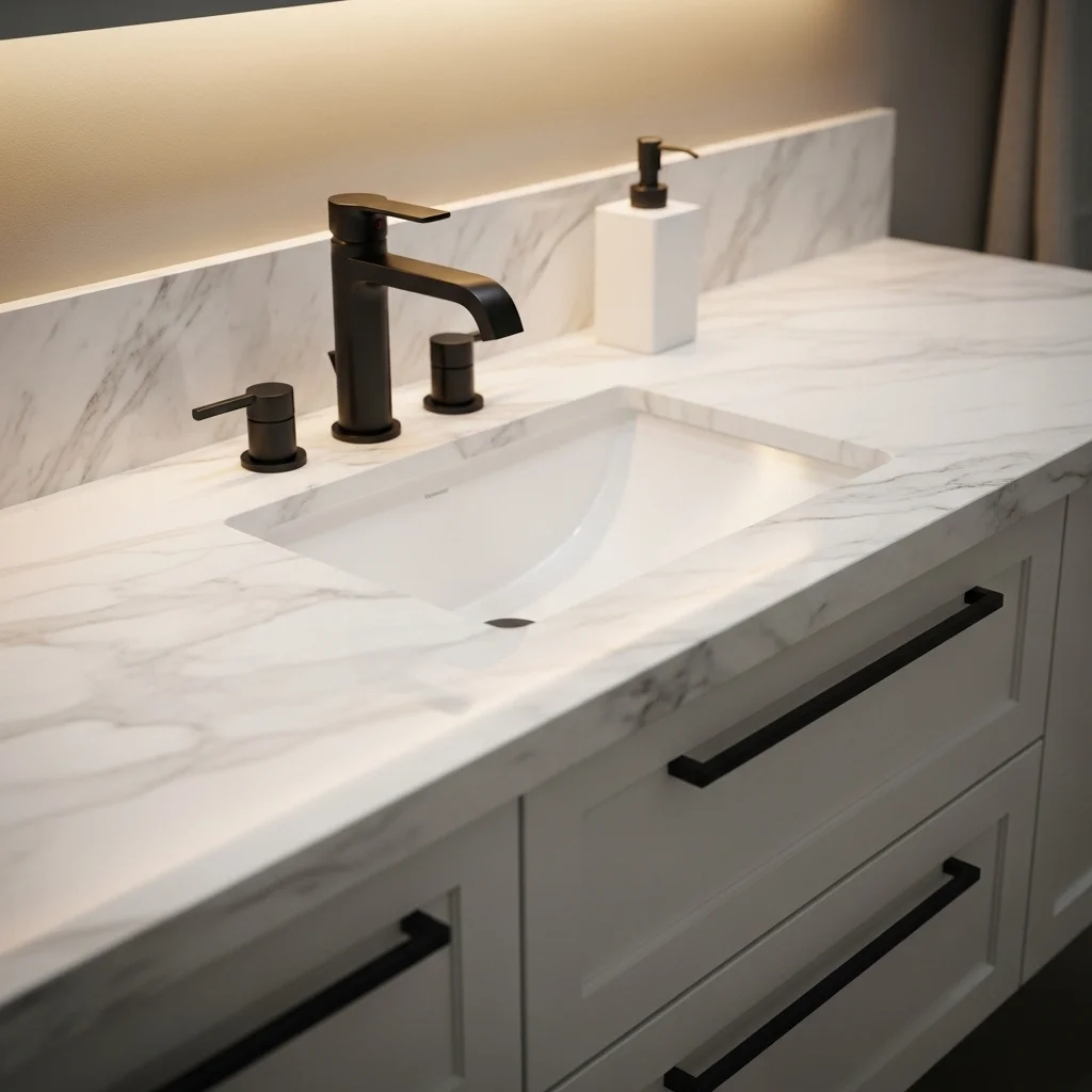 17 Cute Bathroom Ideas 2026: Transform Your Space Into a Stunning Sanctuary 6 Black Matte Fixtures and Hardware