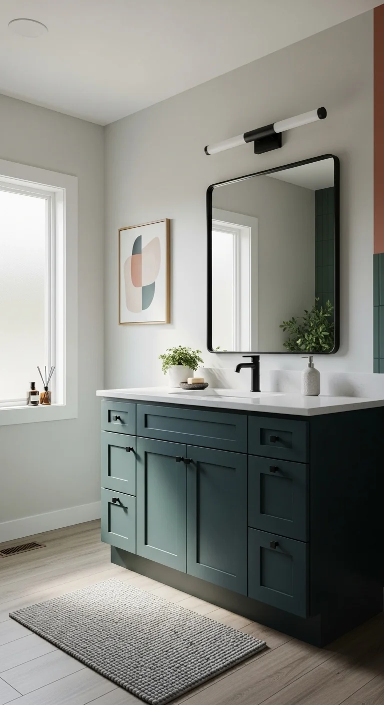 Why Are These Bathroom Cabinet Ideas Trending in 2026? 3 Bold Color Schemes Make a Statement