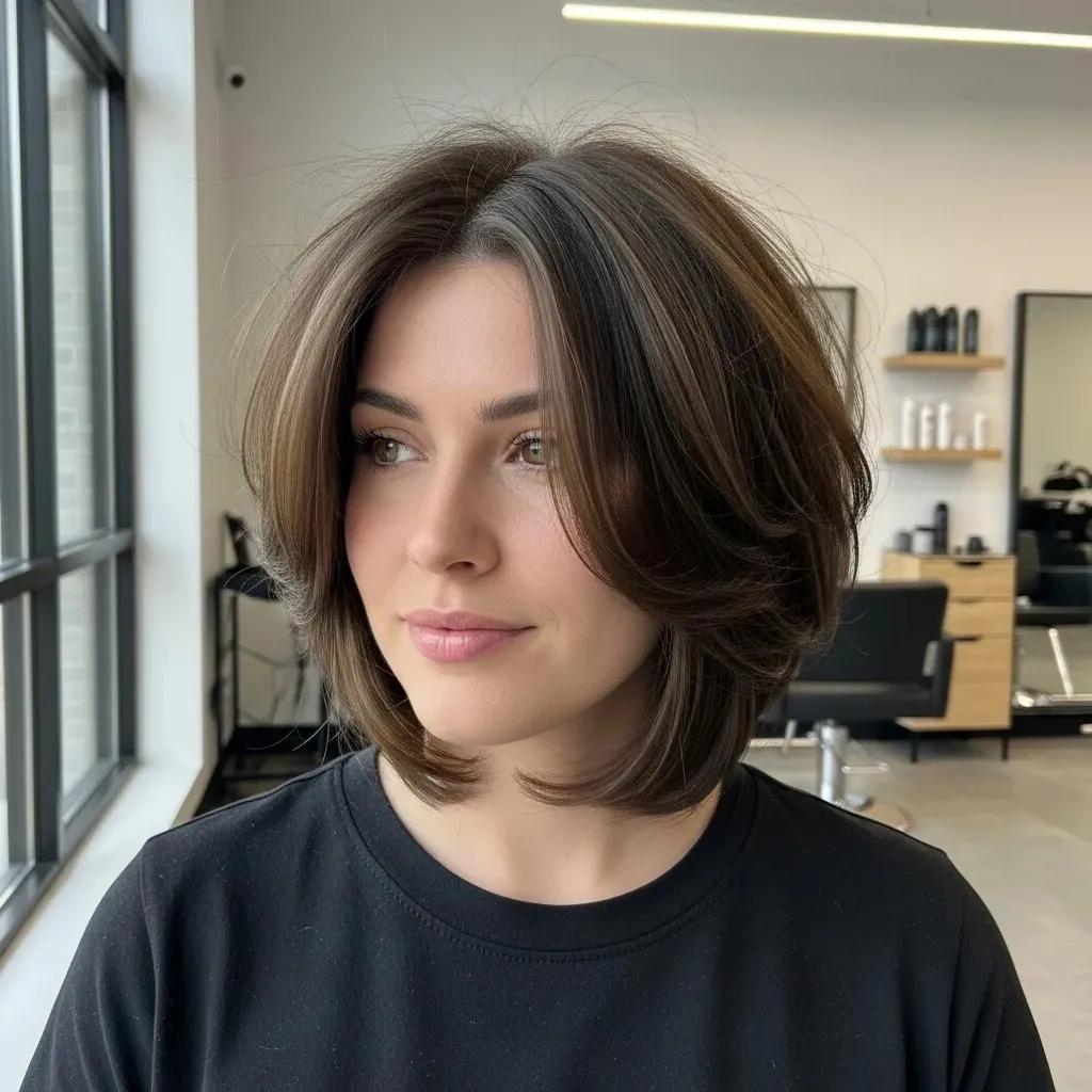 15 Choppy Layered Haircuts Ideas 2026: Fresh Styles That'll Transform Your Look 2 Classic Choppy Bob with Face-Framing Layers