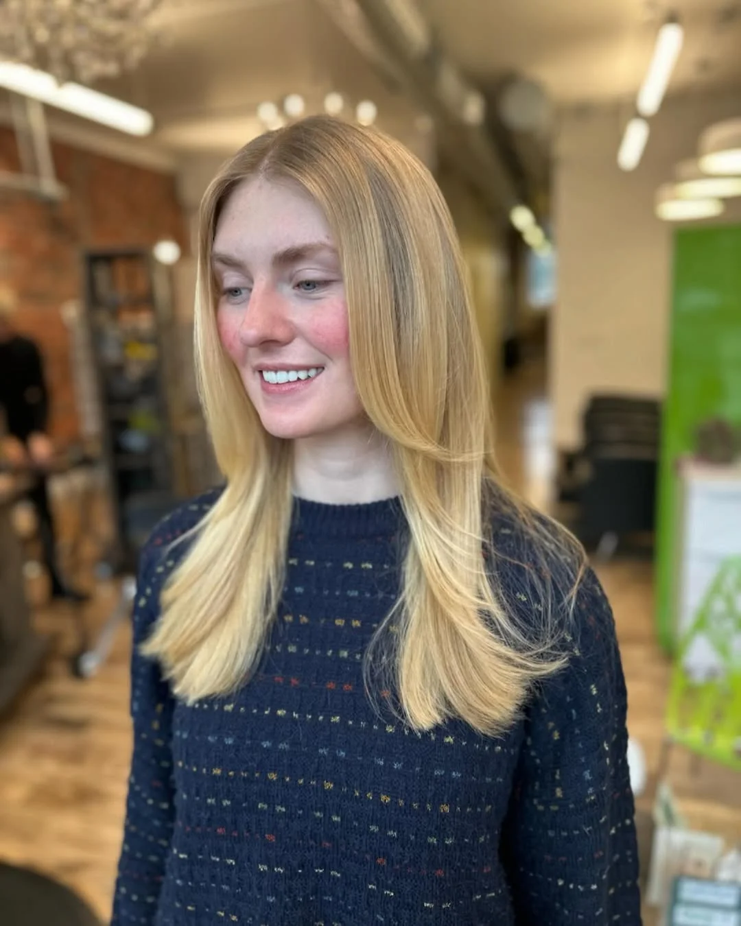 17 Long Layered Haircuts with Curtain Bangs Are Everywhere Now 13 Curtain Bangs with Blended Long Layers and Balayage