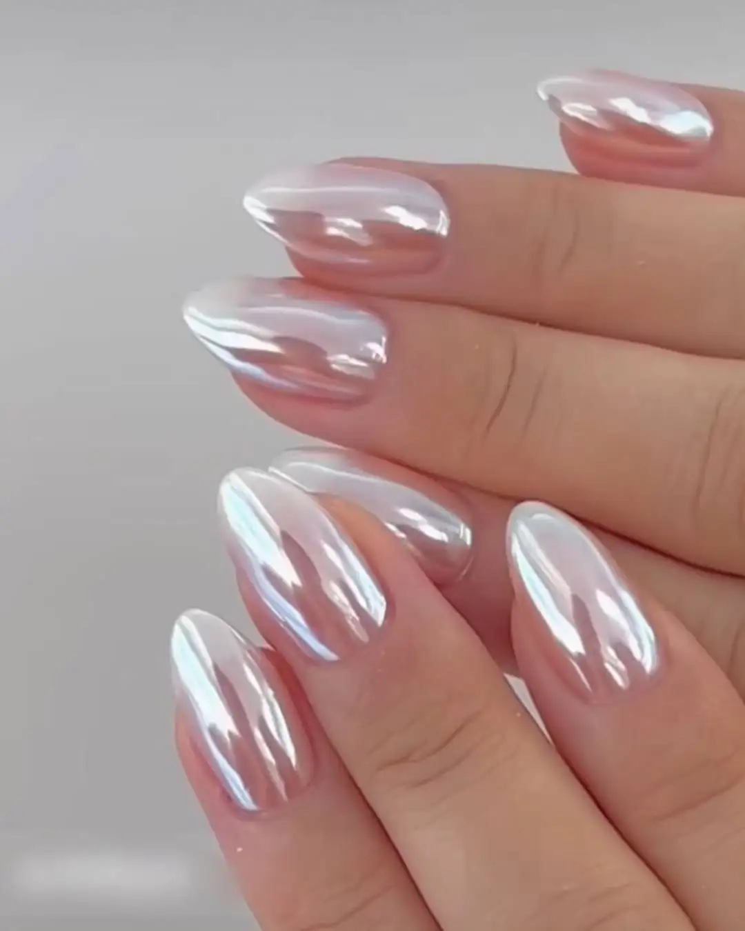 18 Creative Coffin Nails Ideas 2026 | Trendy & Stylish Nail Designs 2 Milky White Chrome Coffin Nails