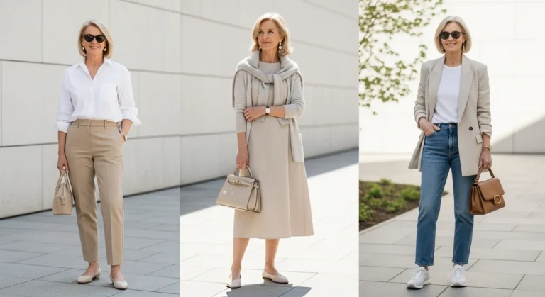 Minimalist Spring Outfits for Women Over 60