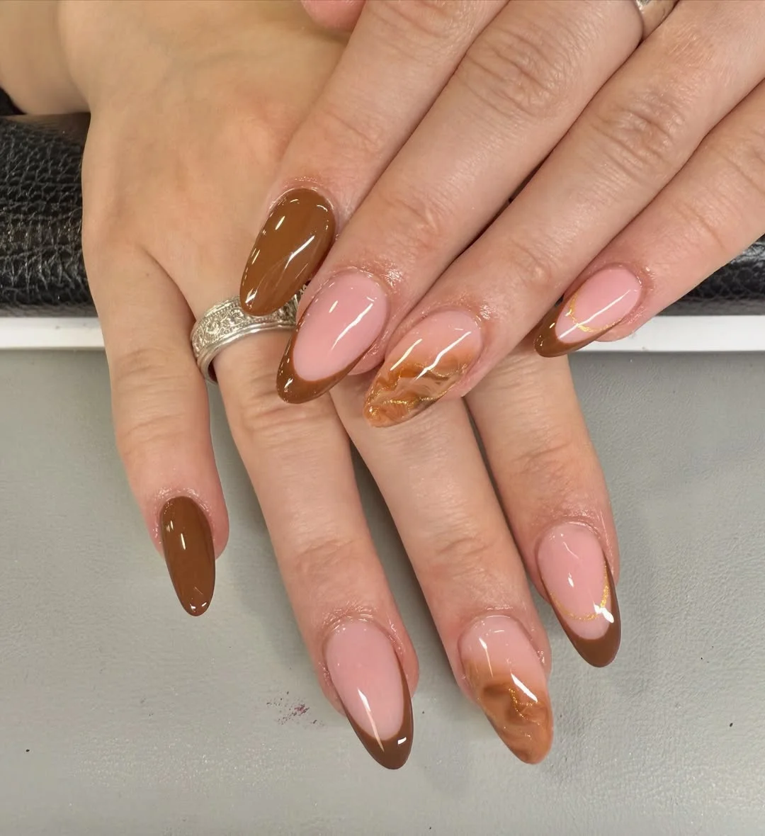 19 Best Gel Nails Ideas 2026 – Trendy, Classy & Modern Designs 11 Mocha Nude Gel Nails