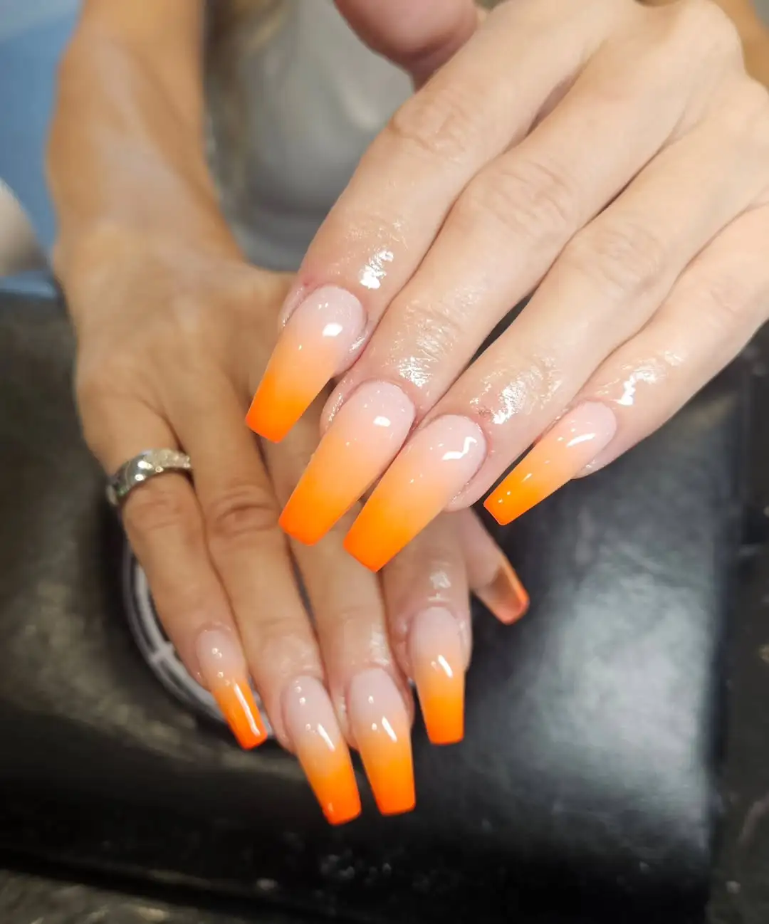 18 Creative Coffin Nails Ideas 2026 | Trendy & Stylish Nail Designs 16 Neon Outline Coffin Nails