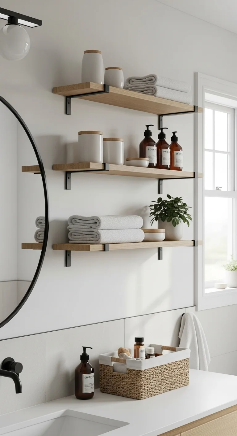 Why Are These Bathroom Cabinet Ideas Trending in 2026? 6 Open Shelving Show Off Your Goods