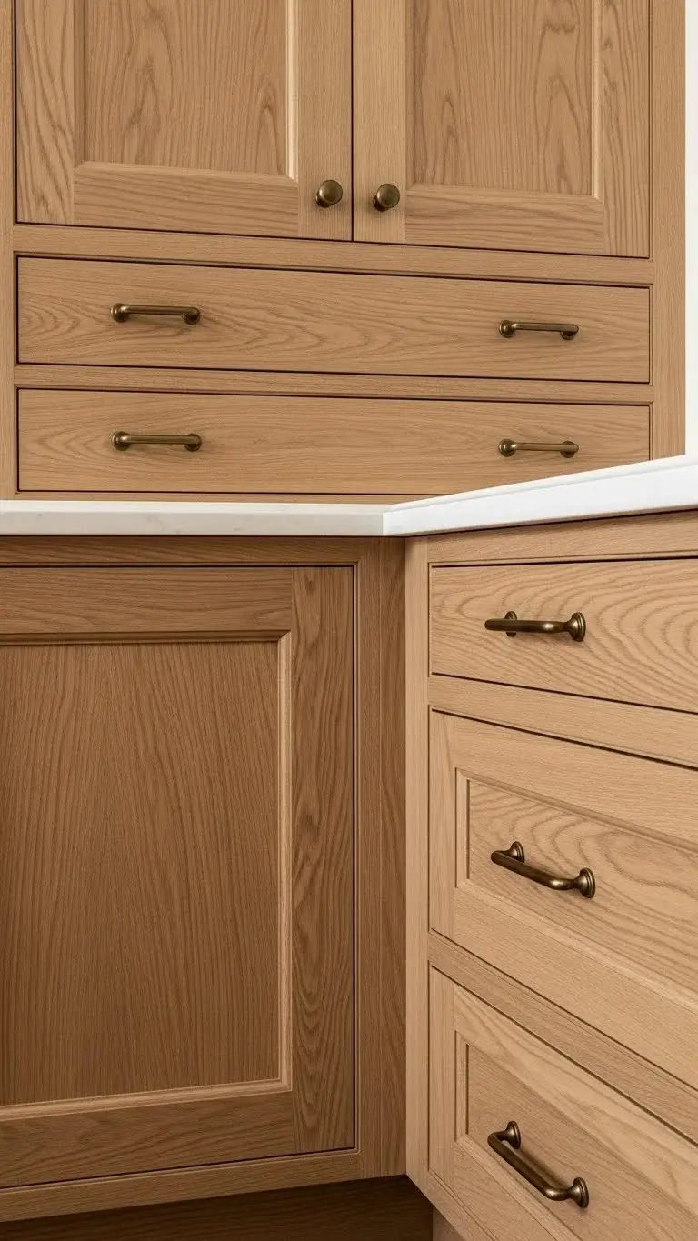 15 White Oak Kitchen Cabinets Ideas 2026: Transform Your Kitchen Into a Stunning Space 11 Quarter Sawn White Oak for Unique Texture