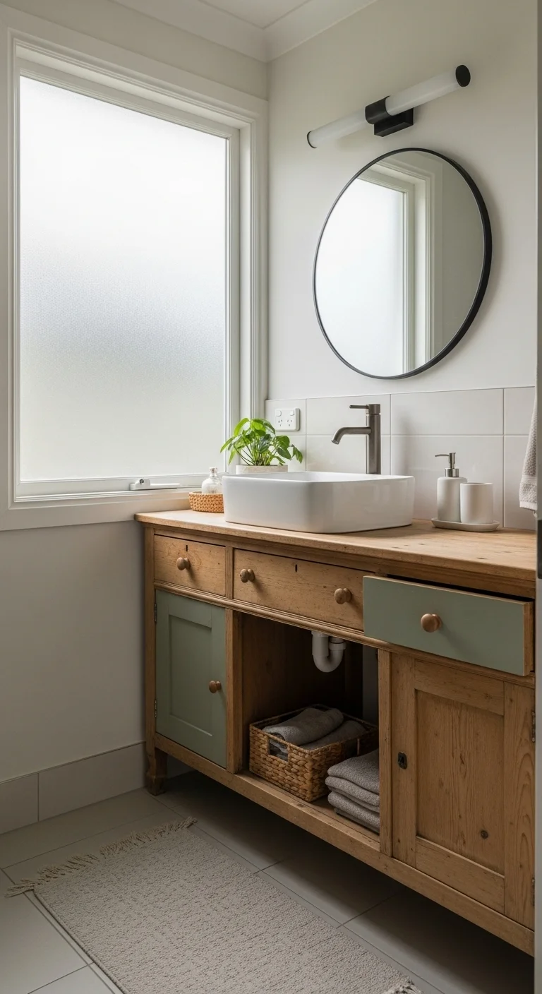 Why Are These Bathroom Cabinet Ideas Trending in 2026? 18 Repurposed Furniture Turn Old Into New