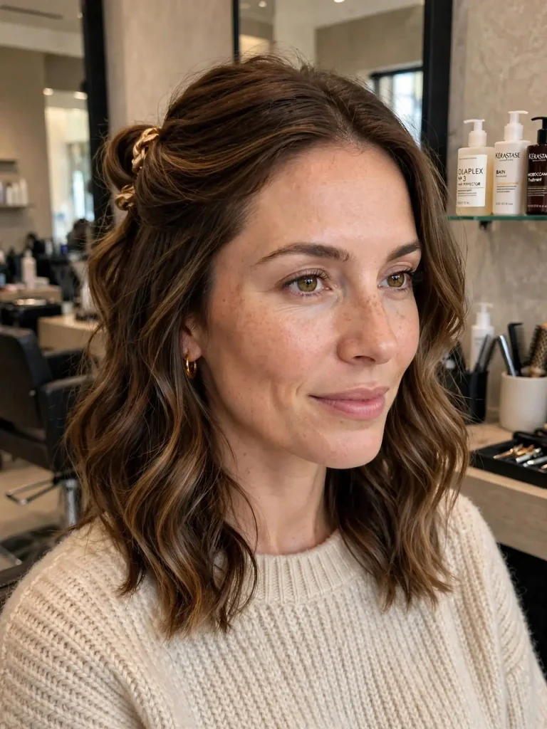 Romantic Half Up Hairstyle 768x1024 1