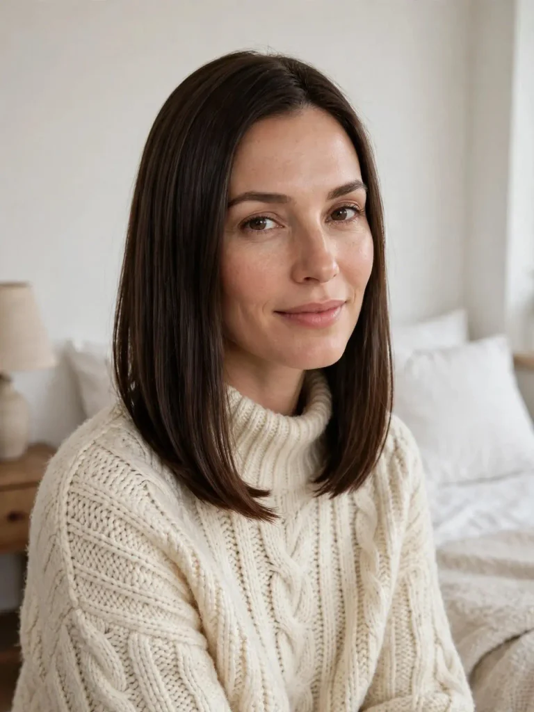 Sleek Straight Shoulder Length Hair 768x1024 1