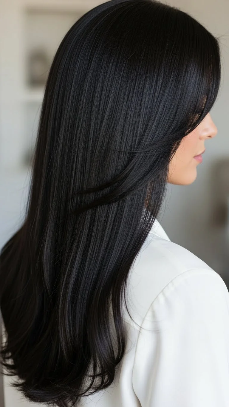 17 Long Layered Haircuts with Curtain Bangs Are Everywhere Now 10 Subtle Curtain Bangs with Minimal Long Layers