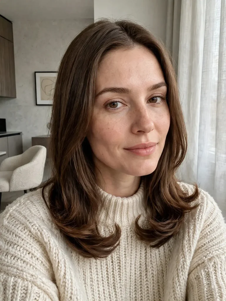 18 Straight Hairstyles for Women, Sorted by How Much Time You Actually Have 13 The Straight with Curled Ends 768x1024 1
