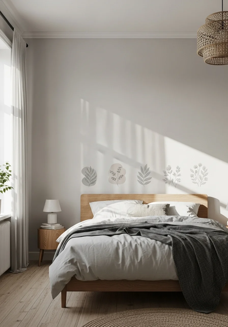 Running Out of Wall Space? These 20 Bedroom Wall Decor Ideas Are the Solution for 2026 17 Wall Decals for Subtle Statements