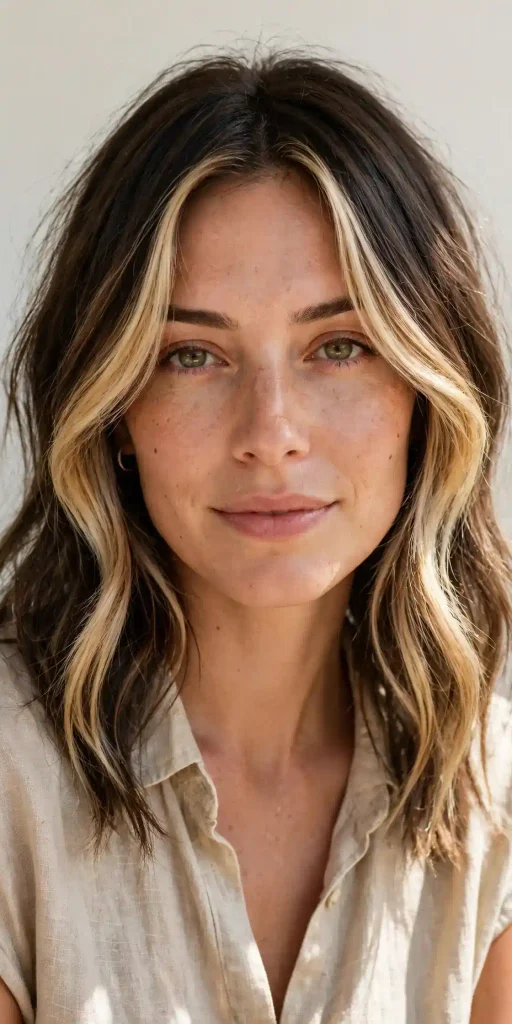 03 face framing balayage only