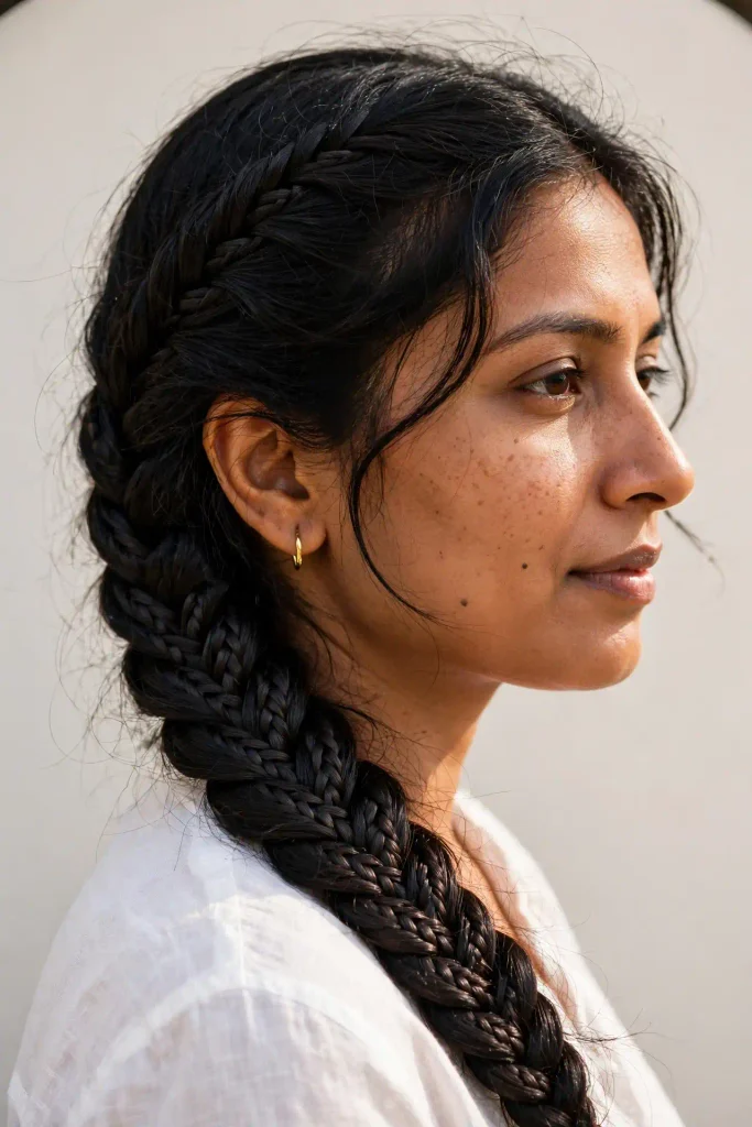 17 Hot Weather Hairstyles That Actually Survive the Heat 7 06 fishtail braid
