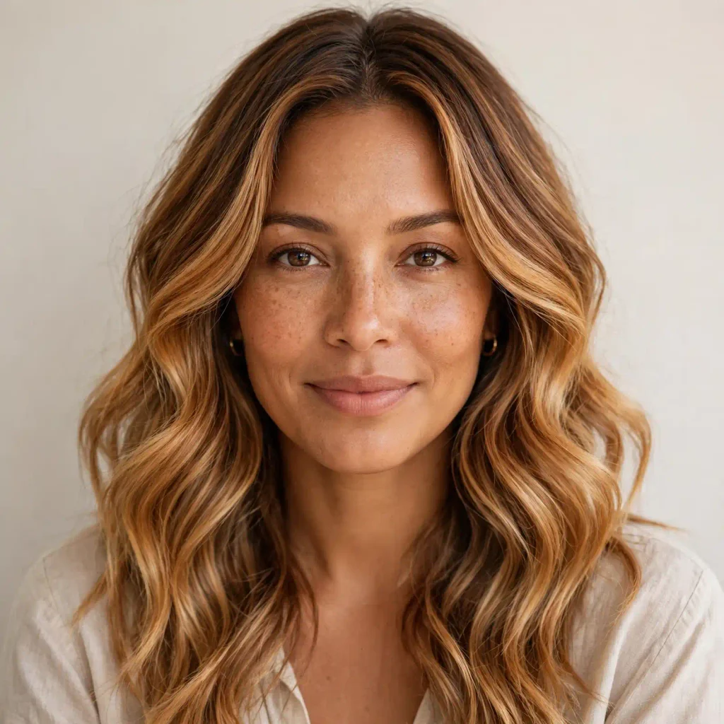 09 warm amber balayage 1