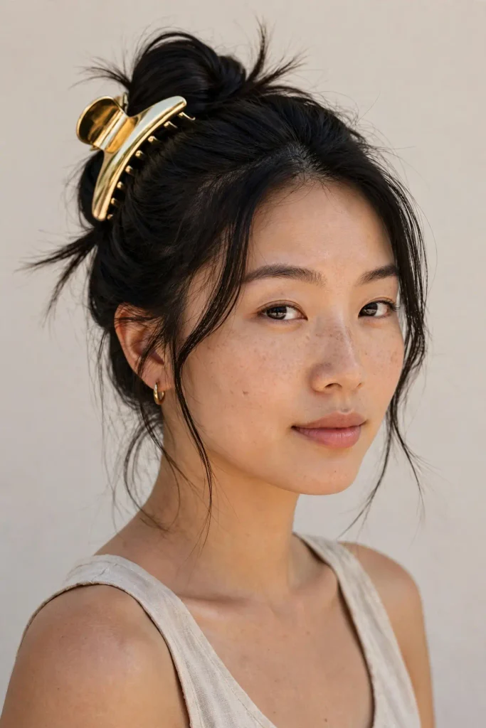 17 Hot Weather Hairstyles That Actually Survive the Heat 16 15 clip up