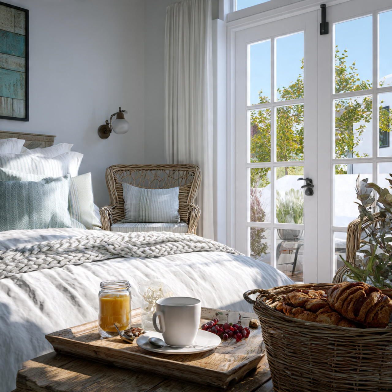 14 Guest Room Ideas 2026: Simple Ways to Make Every Guest Feel Special 7 A Welcome Basket with Thoughtful Items