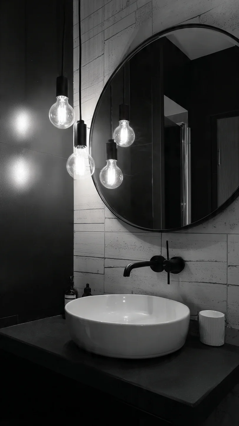 Why Do These 17 Bathroom Light Fixtures Look So Expensive? 12 Black Matte Fixtures Modern and Bold