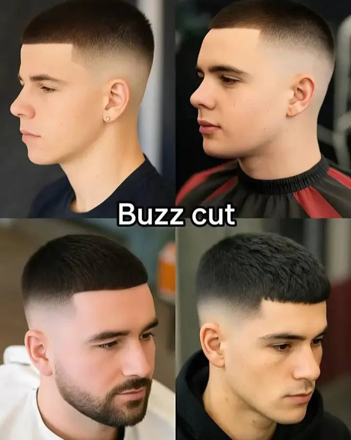 Buzz Cut with Shaved Designs