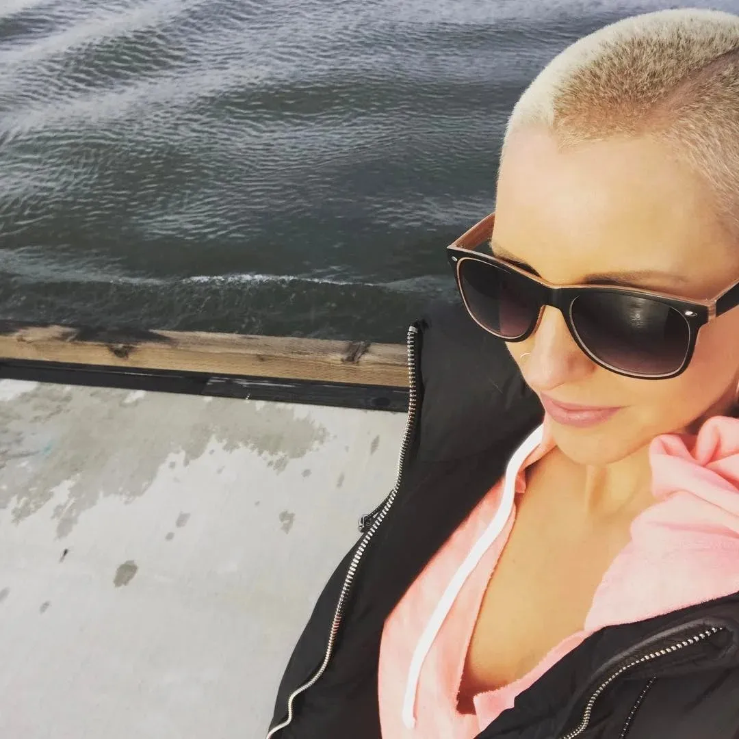 Buzz Cut with a Hard Part