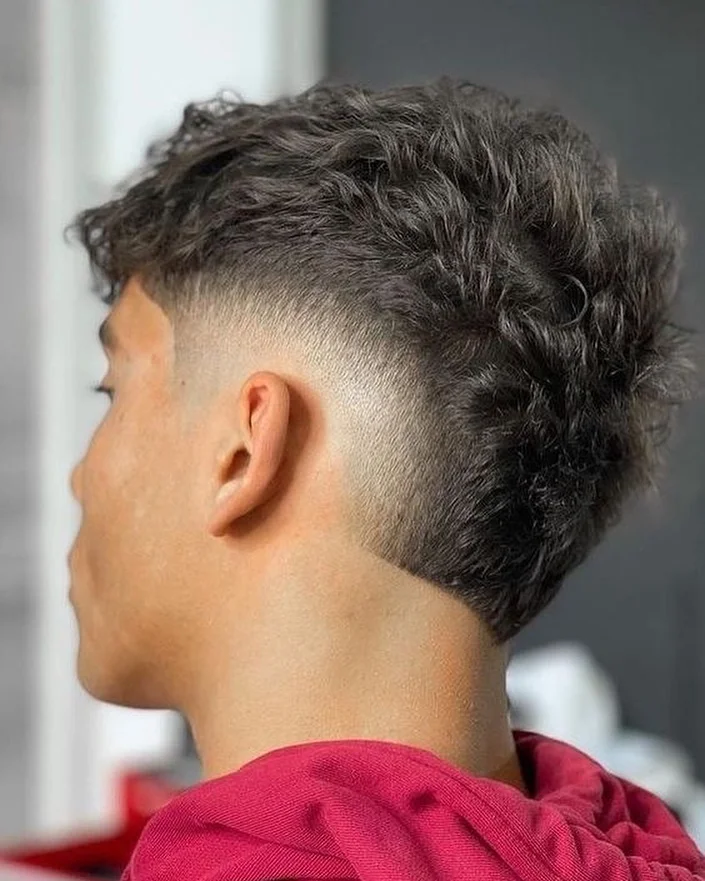 Buzz Cut with a Mohawk Fade