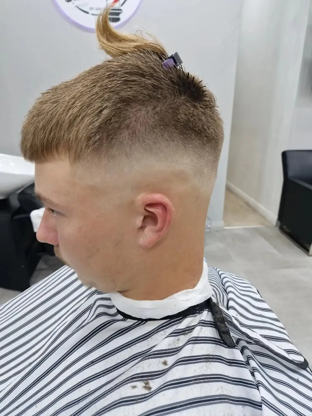 Buzz Cut with a Tapered Fade