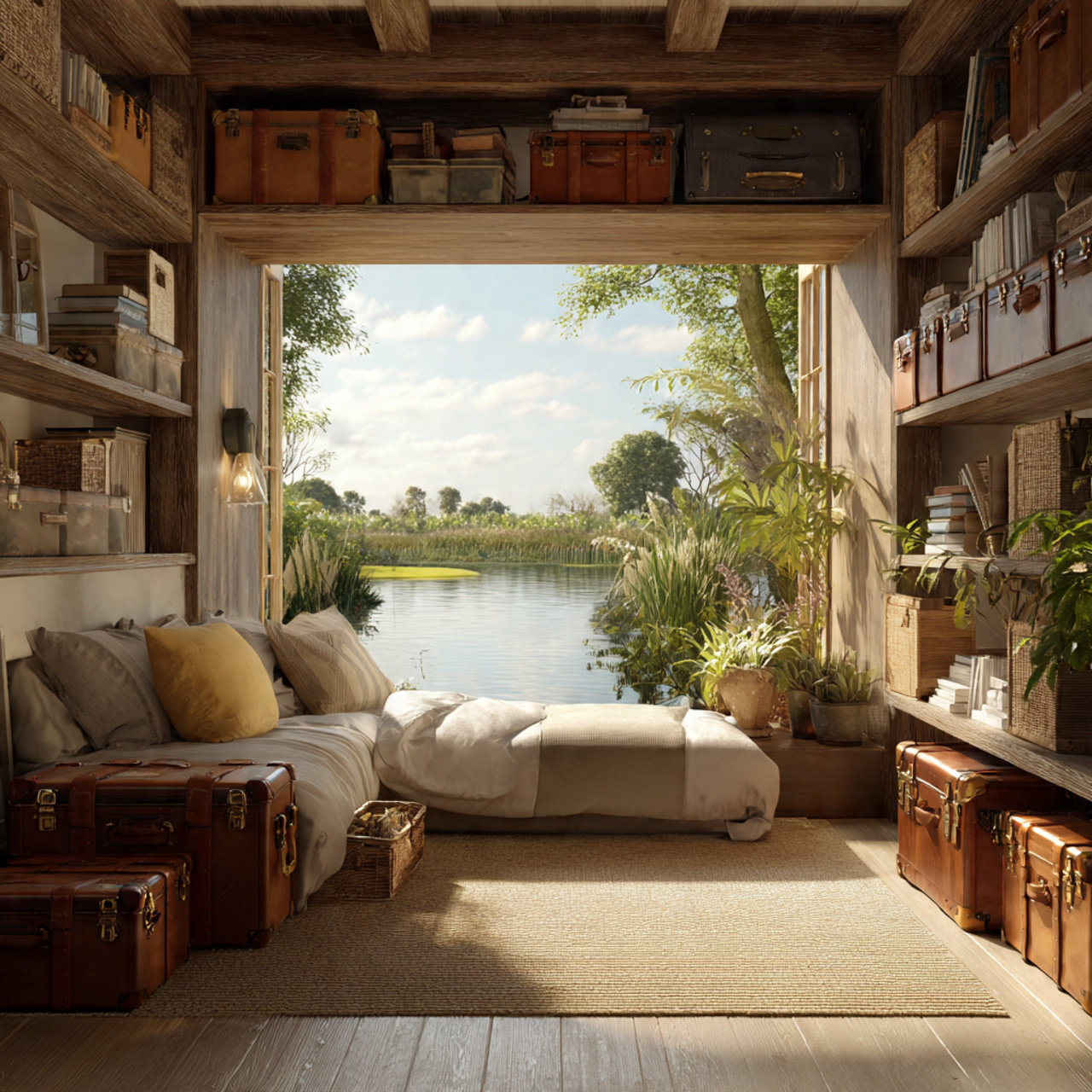 14 Guest Room Ideas 2026: Simple Ways to Make Every Guest Feel Special 8 Clear and Empty Storage Space