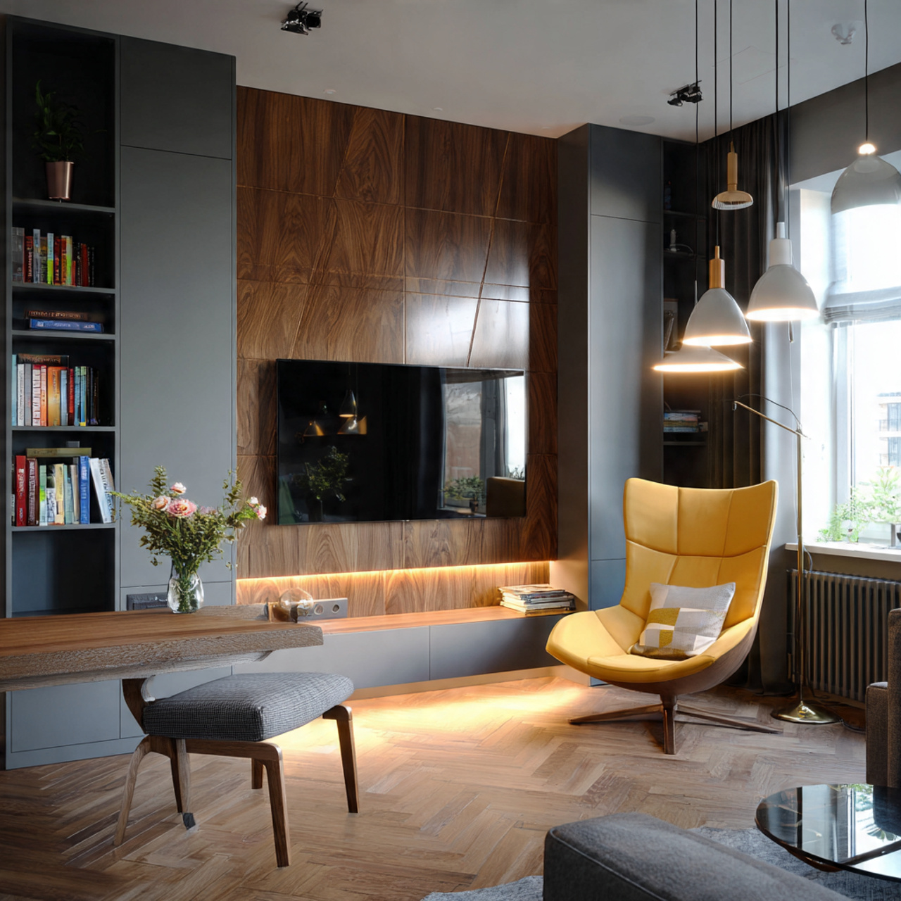 15 Tiny Living Room Ideas 2026: Small Space, Big Style 13 Create Zones With Lighting