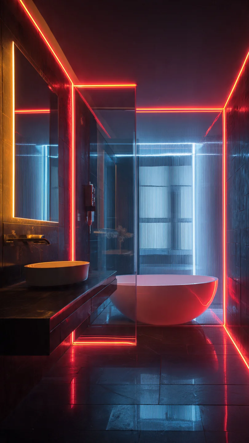 Why Do These 17 Bathroom Light Fixtures Look So Expensive? 14 Futuristic Neon Lights Bold and Unique