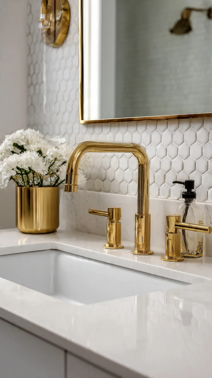 Why Do These 17 Bathroom Light Fixtures Look So Expensive? 16 Gold and Brass Light Fixtures