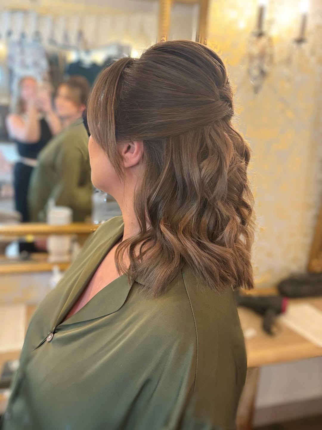 12 Cute Hairstyles for Short Hair That Will Make You Fall in Love with Your Locks All Over Again 8 Half-Up Bun with a Short Bob