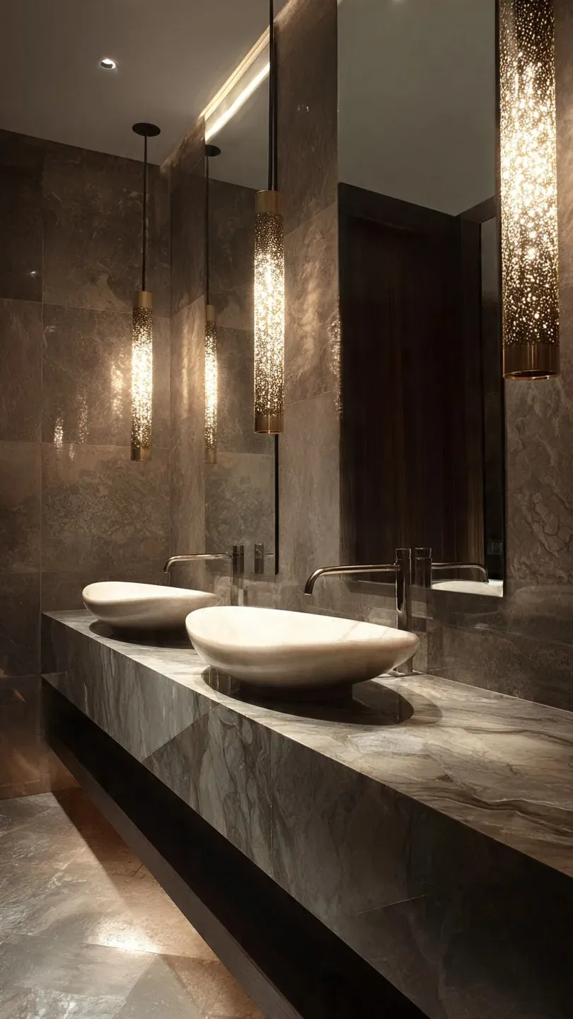 Why Do These 17 Bathroom Light Fixtures Look So Expensive? 15 Layered Lighting Ambiance Control at Its Best