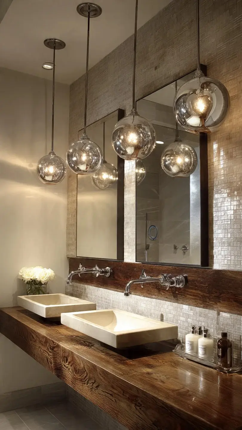 Why Do These 17 Bathroom Light Fixtures Look So Expensive? 6 Mirrored Light Fixtures Functional Meets Fabulous