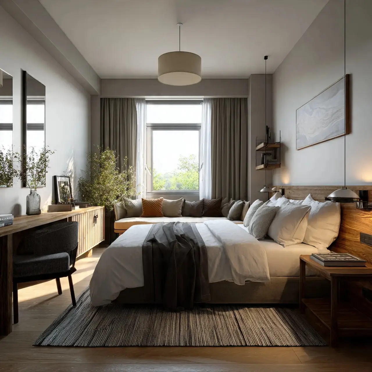 14 Guest Room Ideas 2026: Simple Ways to Make Every Guest Feel Special 2 Neutral Color Palette with Warm Accents