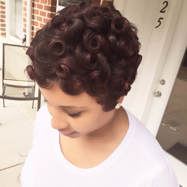 14 Short Hair Twist Styles That'll Instantly Elevate Your Look 7 Pin-Curled Pixie