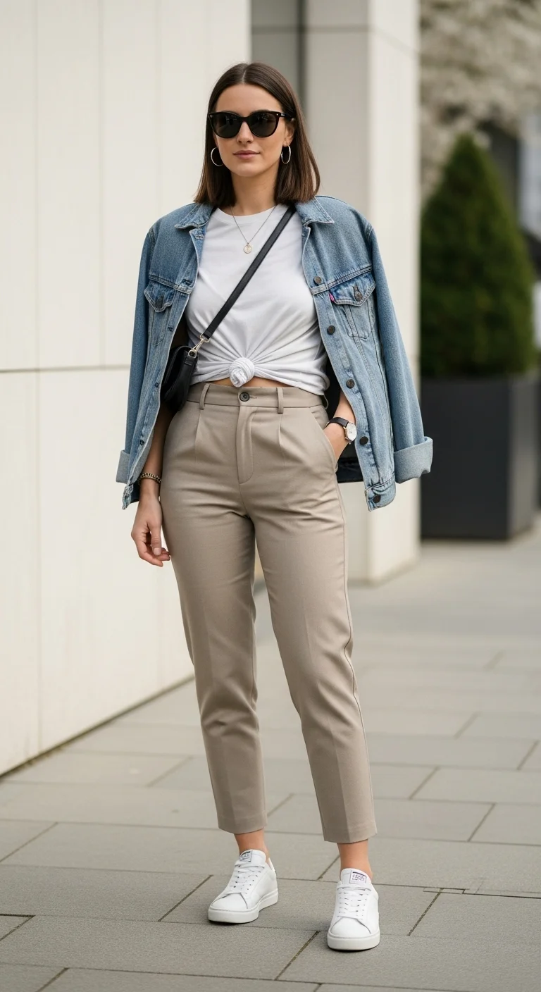 Why These 19 Trendy Spring Outfit with Sneakers Are Shocking Fashionistas 2026 17 T-shirts & Sneakers