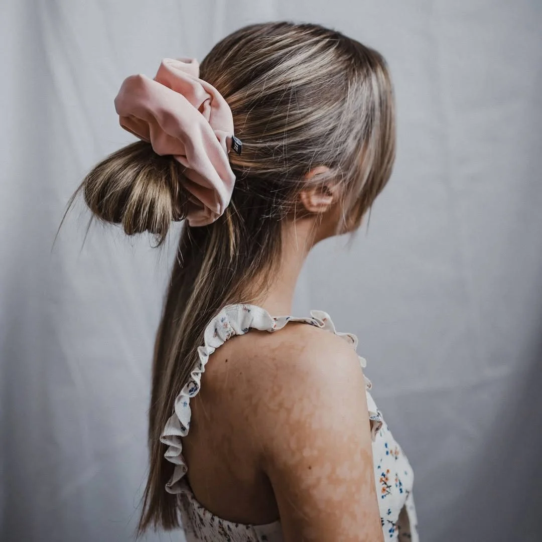 20 Quick Hairstyles for Women 2026: Your Ultimate Guide to Effortless Style 12 The Velvet Scrunchie Ponytail