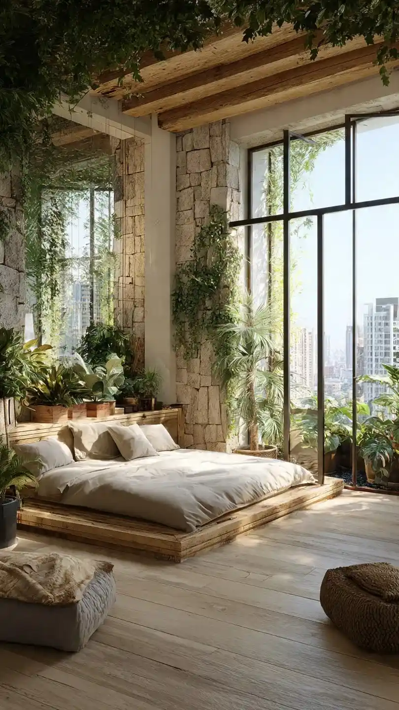 20 Bedroom Sets Ideas That Will Redefine Comfort and Style in 2026 11 Urban Jungle Oasis