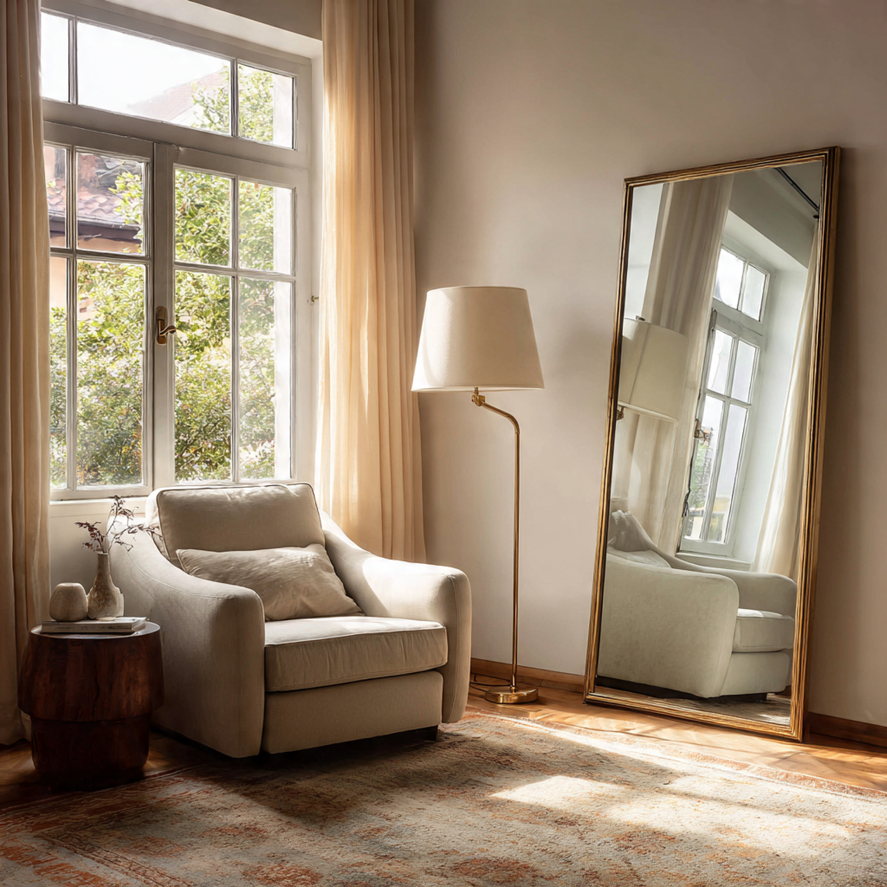 15 Tiny Living Room Ideas 2026: Small Space, Big Style 5 Use Mirrors to Create Visual Depth