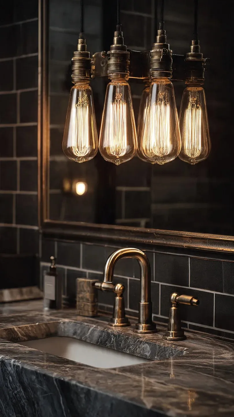 Why Do These 17 Bathroom Light Fixtures Look So Expensive? 2 Vintage-Inspired Edison Bulbs Retro Meets Modern
