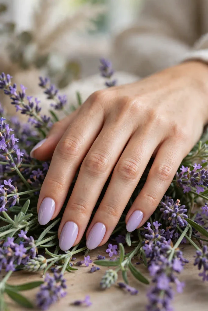 17 Best Nail Design Ideas for February That Go Beyond Basic Valentine's 19 f17 lavender haze