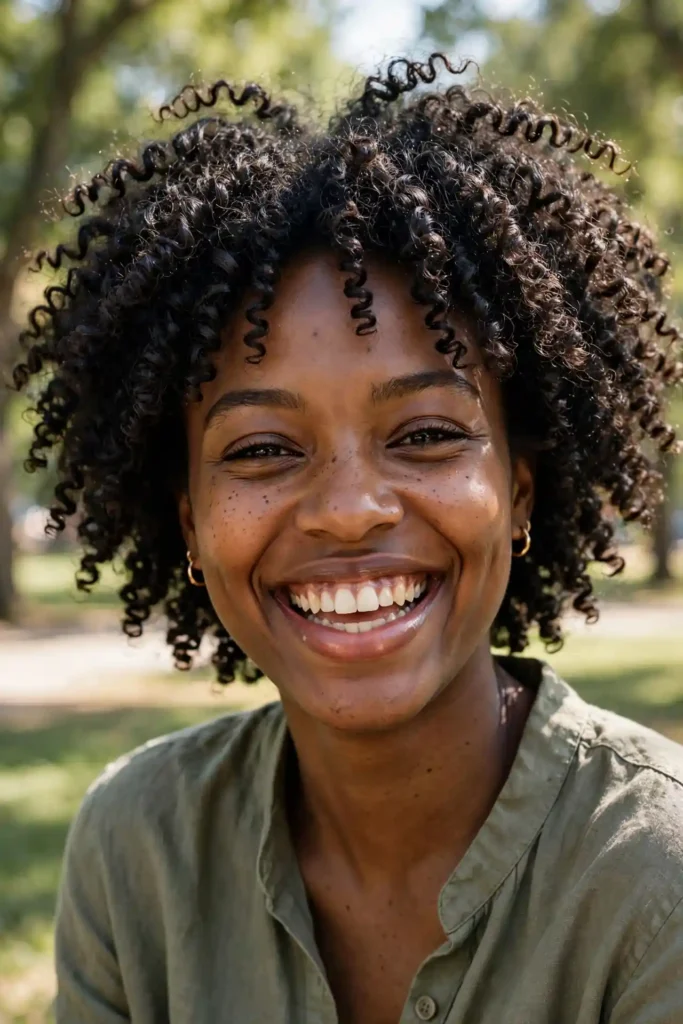 13 Natural Hairstyle Ideas, From Embracing Shrinkage to Showing Off Your Length 2 01 wash and go